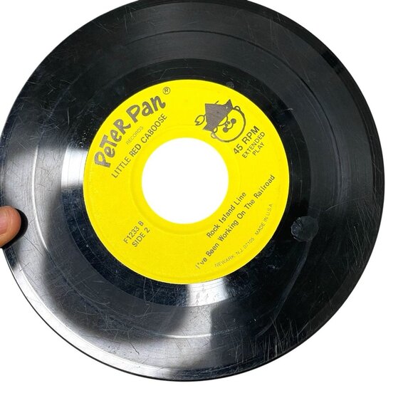 Vintage Lot Of 6 Peter Pan Children's Records Music 45RPM Kids - Picture 8 of 10